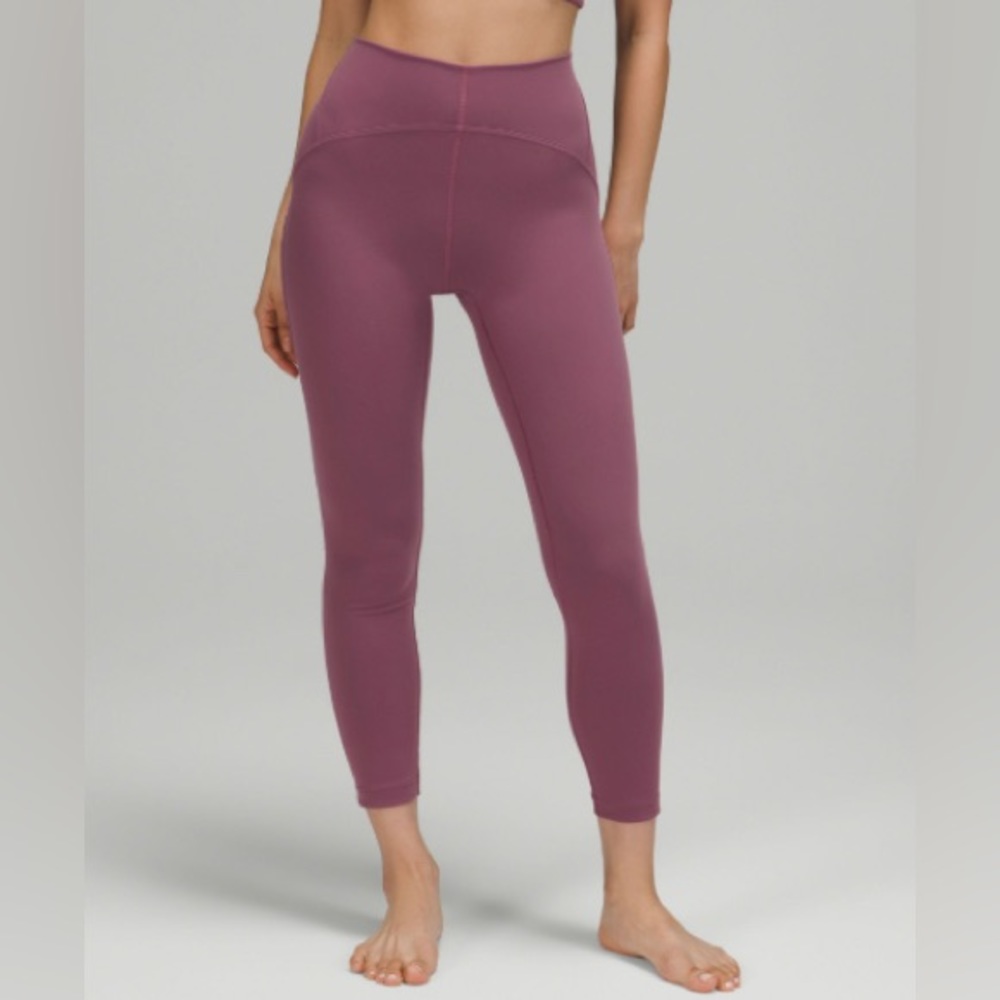 Lululemon Align High Rise tight 25” Vintage Plum Sz 6